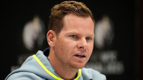 Back in town: Steve Smith has returned from New York.