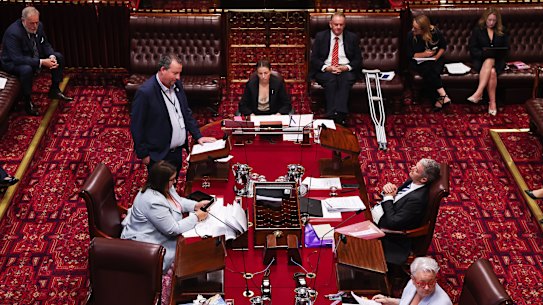 Seeing red: the Legislative Council. 