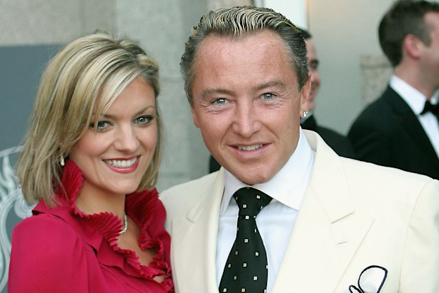 Michael Flatley and Niamh O'Brien at the Tenth Anniversary of Lord of The Dance on June 4, 2006 in Dublin, Ireland. (Photo by ShowBizIreland/Getty Images)