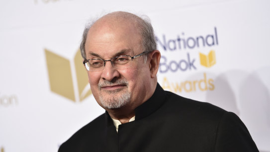 Author Salman Rushdie before the attack.