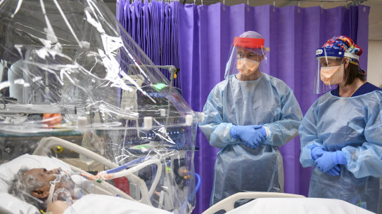 Urgent category one surgery is having to be rescheduled at some Victorian hospitals amid crippling staffing shortages and as doctors warn of a rise in people arriving at hospital with life-threatening complications post coronavirus and flu infections.