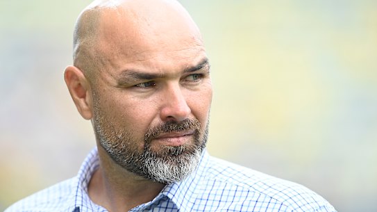 O técnico dos Cowboys, Todd Payten.