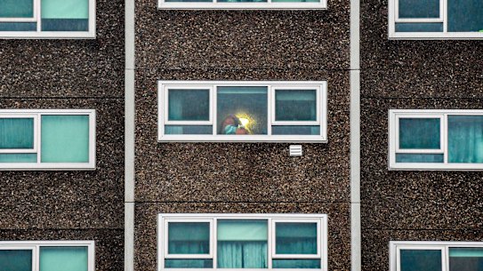  Nine public housing estates were placed into lockdown.