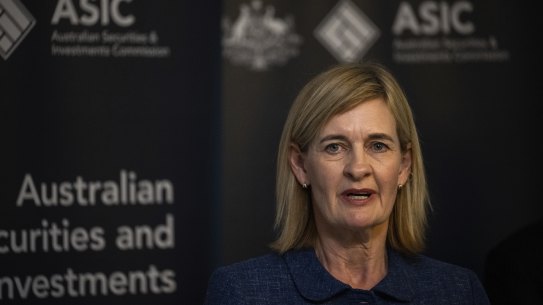 ASIC deputy chair Sarah Court says the regulator is having some success in disrupting scammers with more than 7,000 dodgy websites taken down over the past 12 months