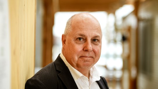 Treasurer Tim Pallas has some reasons to be cheerful.