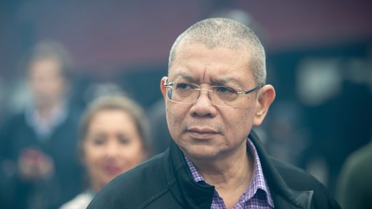 Malaysian Foreign Minister Saifuddin Abdullah in Melbourne.