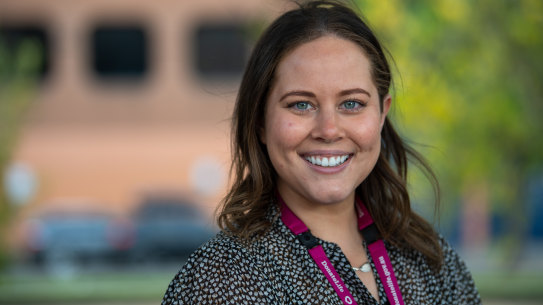 Being an organ donation coordinator is challenging work, but Jess Buzzini says she finds her job very rewarding.
