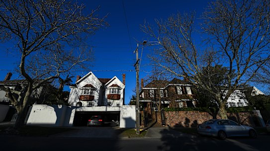 The median house price in Toorak has fallen by $700,000 over the year from September, Domain data shows.  