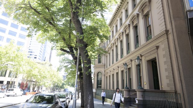 The Melbourne Club on Collins Street.