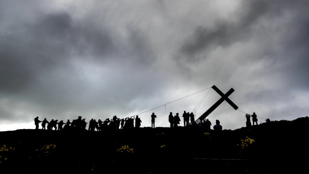After Jesus died on the cross, Christianity triumphed