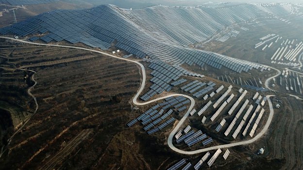 China is increasing solar power capacity at a massive rate.
