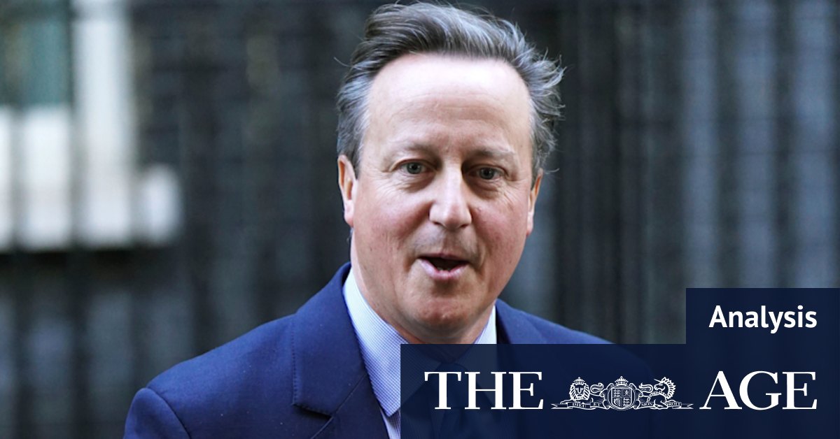 David Cameron return: Friend of Australia - Vimarsana News