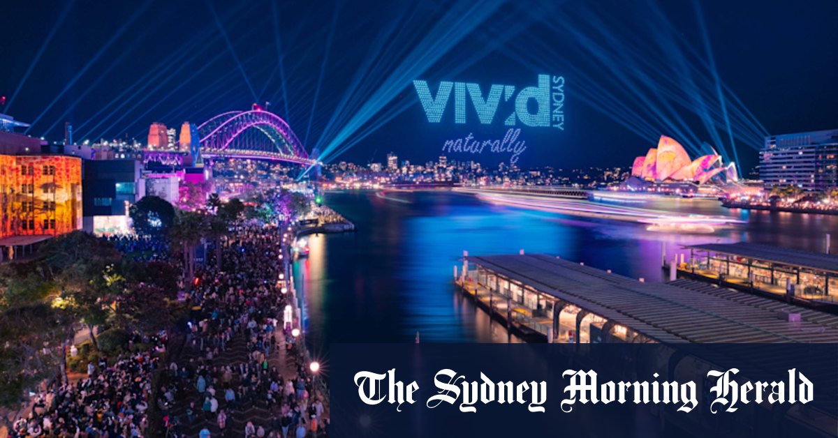 Vivid Festival smashes attendance records thanks to drone shows - Vimarsana News