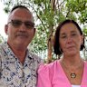 Hannah’s parents Sue and Lloyd Clarke at Hannah’s Place - a park renamed in her honour - in Camp Hill.