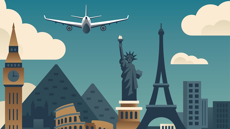 Air travel guide collection covers planes, airport hotels and lounges