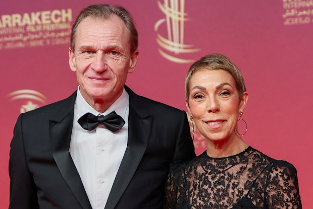 Nicolas Altmayer and Mathilde Favier at the 22nd Marrakech International Film Festival on November 29, 2025 in Marrakech, Morocco.