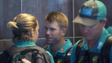 In the firing line: David Warner's team-mates have turned on him.