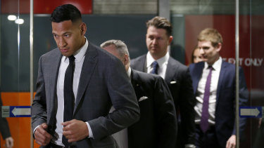 Israel Folau lost his job with Rugby Australia as the result of comments he posted on social media.