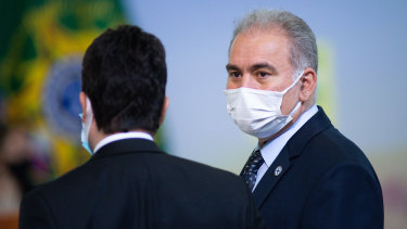 Brazilian Health Minister Marcelo Queiroga attended the United Nations General Assembly before being diagnosed with COVID-19.