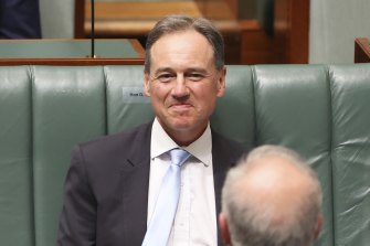 Health Minister Greg Hunt in question time on Thursday.