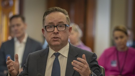 Qantas chief executive Alan Joyce on Monday.