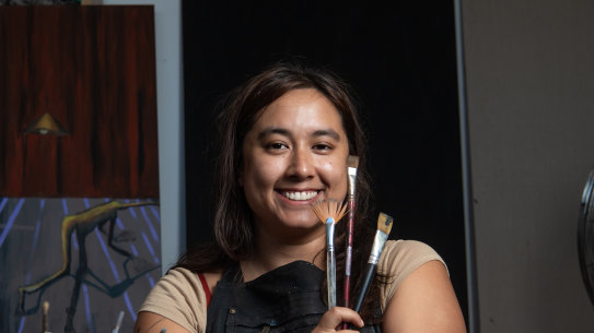 Artist Mia Boe sees the public-private school divide as a reflection of class differences.