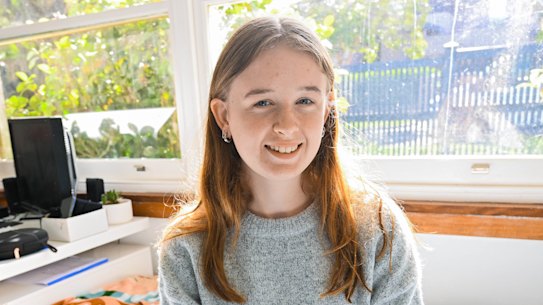 Ava Collins, 17, will be one of the last members of the Class of 2025 to finish school when she finishes her German exam on Wednesday, November 19. 