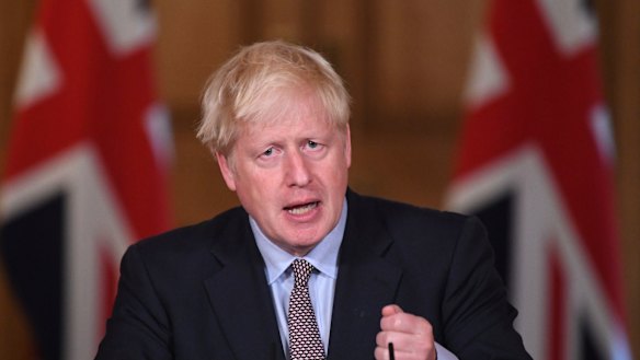 British Prime Minister Boris Johnson. 