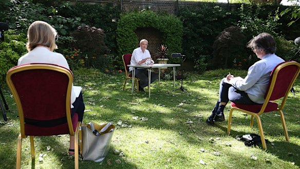 The press conference was thought to be the first held at Downing Street by a government staffer.