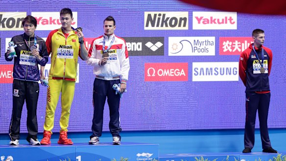 The Chinese star was embroiled in a number of podium controversies.