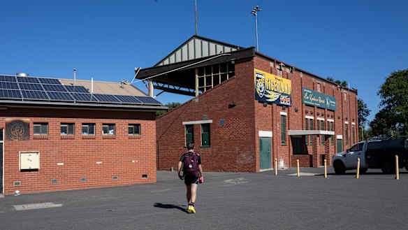 The Kyneton Showgrounds, where the football and netball club is based. 