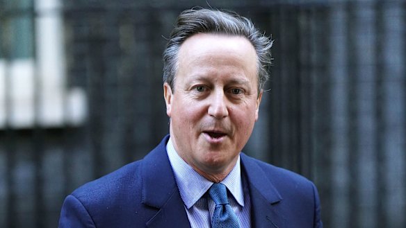 Former British prime minister David Cameron has been appointed foreign secretary.