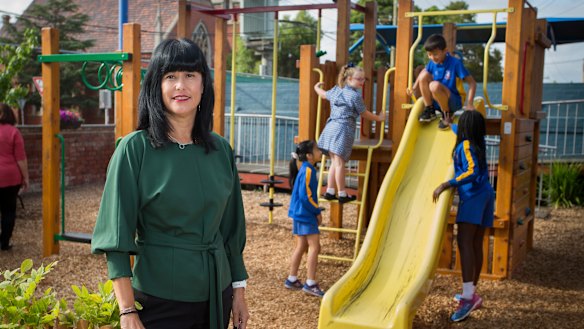 St John's Primary School principal Kerrie Campagna says the Catholic school in Clifton Hill could face closure if the funding model for non-government schools is not changed.  
