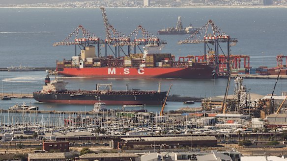 Ships are being rerouted away from the Strait of Hormuz and the Gulf of Aden to areas such as Cape Town in South Africa because of the war against Iran.