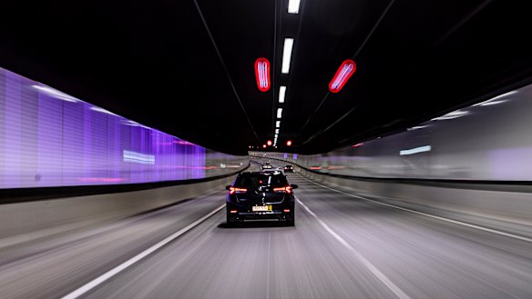 The M8 tunnel (duplicating the M5 East) opened to motorists last July as part of the second stage of WestConnex.