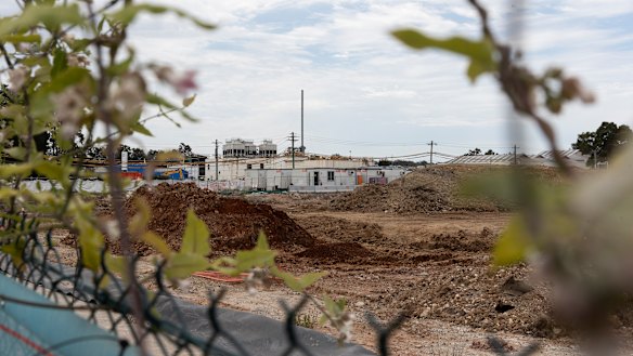 The government-owned land in Camellia at the centre of the controversy. 