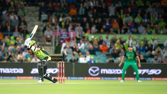 Jason Sangha starred on debut at Manuka Oval earlier this season. 