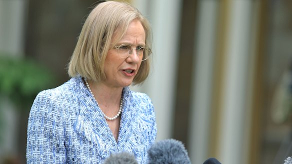 Queensland Chief Health Officer Jeannette Young says there are conditions on Christmas hugs.