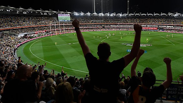 The Gabba is set to host another big crowd during the pandemic, months after it hosted the AFL grand final.