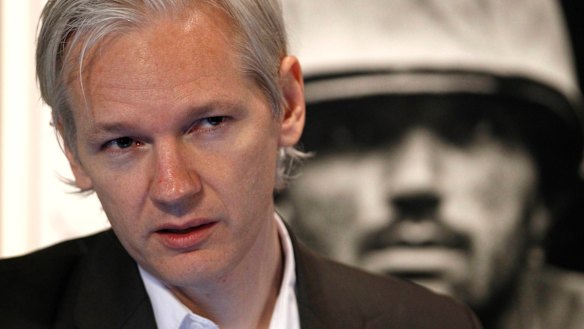 WikiLeaks founder Julian Assange speaks at a news conference in London in 2010.