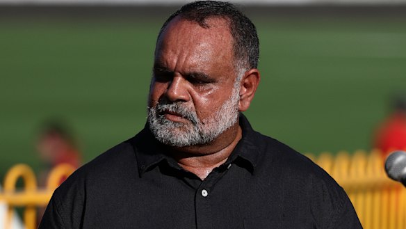 Michael Long in Darwin this month. 