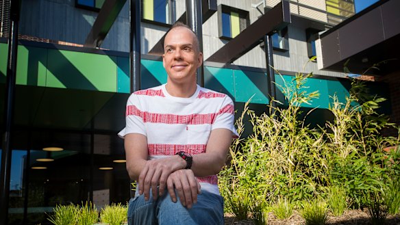 Former rough sleeper Damien Chandler will volunteer at the new Ozanam House homelessness supercentre.