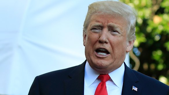 President Donald Trump said it was a scary time for boys in the United States.