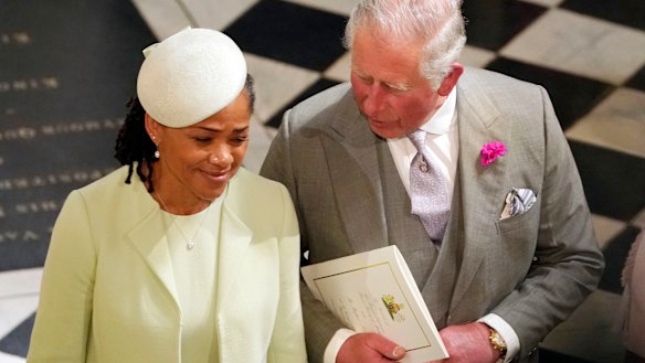 Prince Charles and Doria Ragland, Meghan's mother.