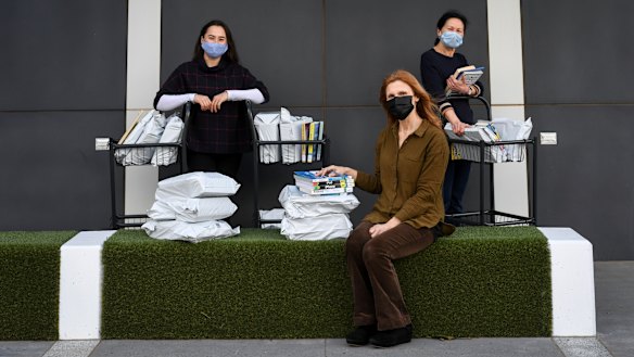 Librarians at the Springvale Library.