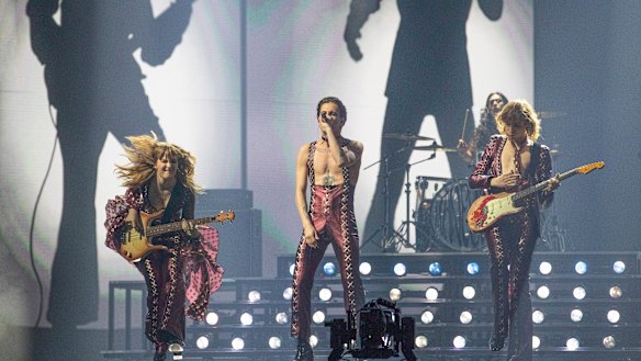 Måneskin’s winning performance at Eurovision.