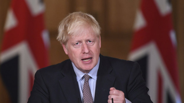 British Prime Minister Boris Johnson. 