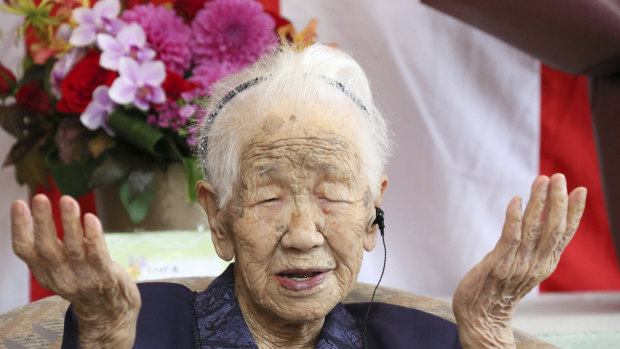 Kane Tanaka from Fukuoka, Japan, is said to be the oldest living person in the world at 116 years.