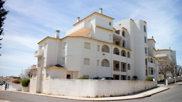 The apartment in Portugal where the McCann family had stayed.