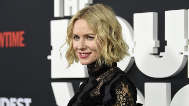Naomi Watts at the premiere of The Loudest Voice in New York last month. 
